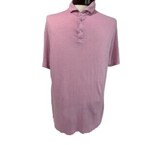Medium Rodd & Gunn Mens Sports Fit Golf Polo Shirt Linen Blend Lavender